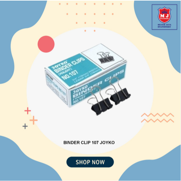 

CLIP KERTAS/BINDER CLIP 107 JOYKO