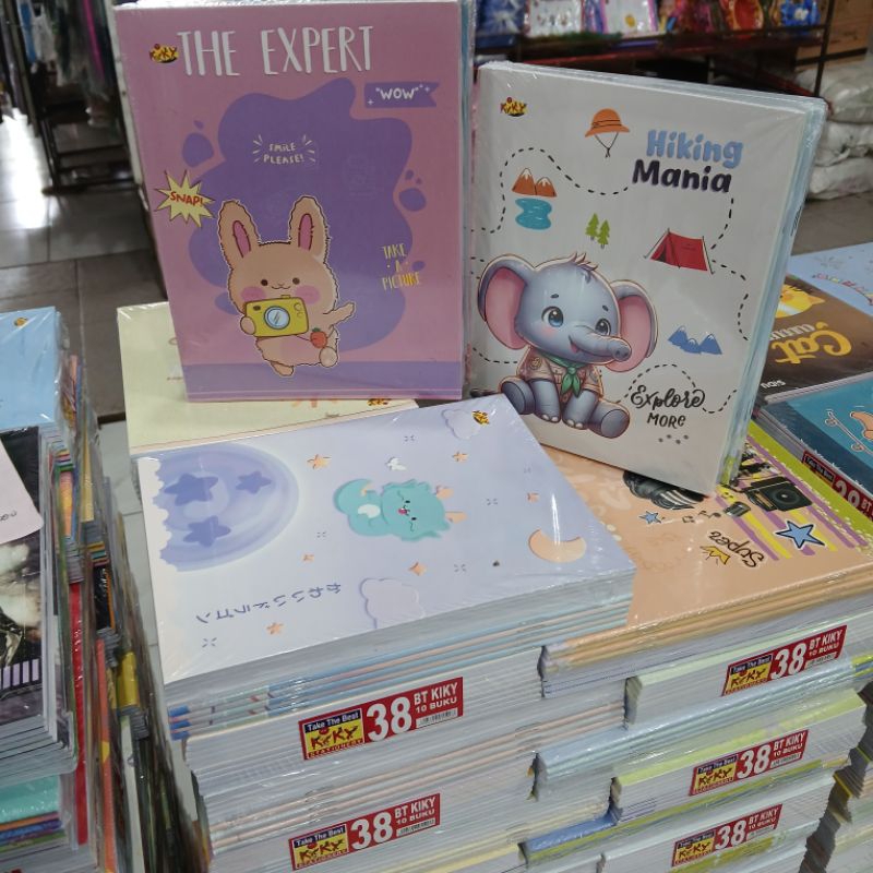 

Buku Tulis Merk Kiky Isi 38 Dan 58 Lembar 1 Pack 10 Buku