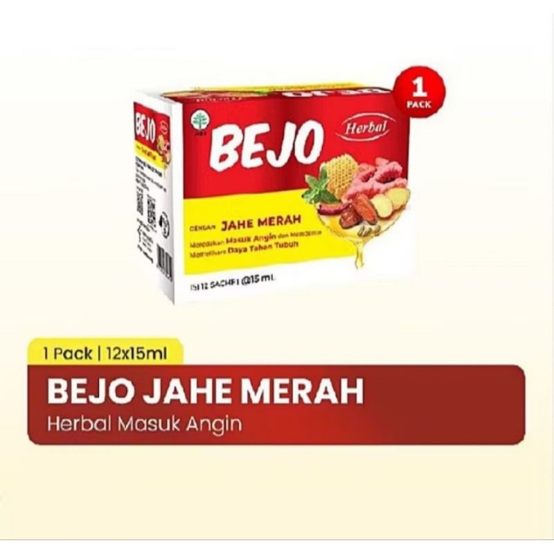 

Bejo Jahe Merah 12 sachet