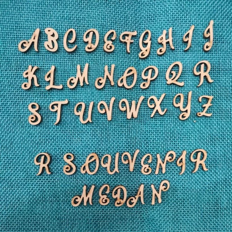 (Bellico)HURUF & ANGKA nama mahar/huruf mahar/bahan mahar/custom nama/nama pengantin/wedding