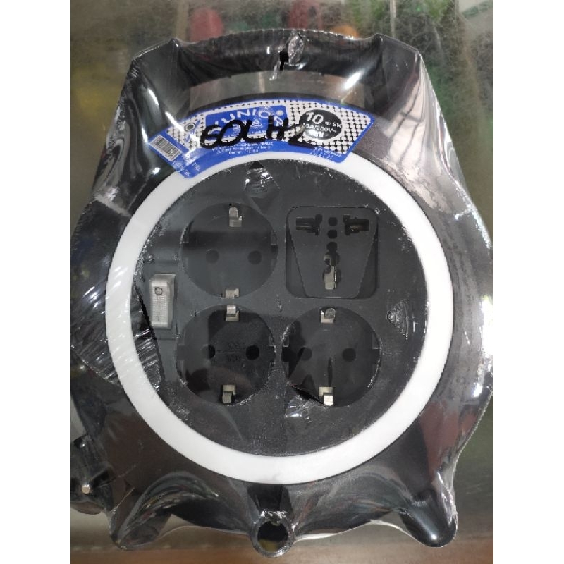 KABEL ROLL SAKLAR 10 METER BOX KABEL YUNIOR PERALATAN LISTRIK 10 METER