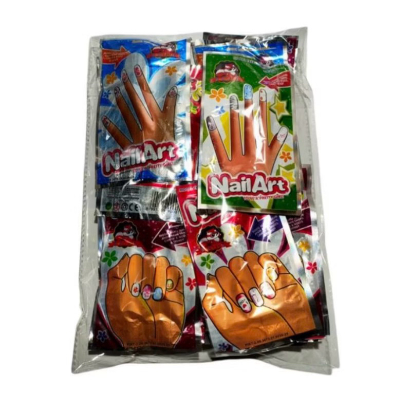 

stiker kuku/nail art isi 20pcs grosir