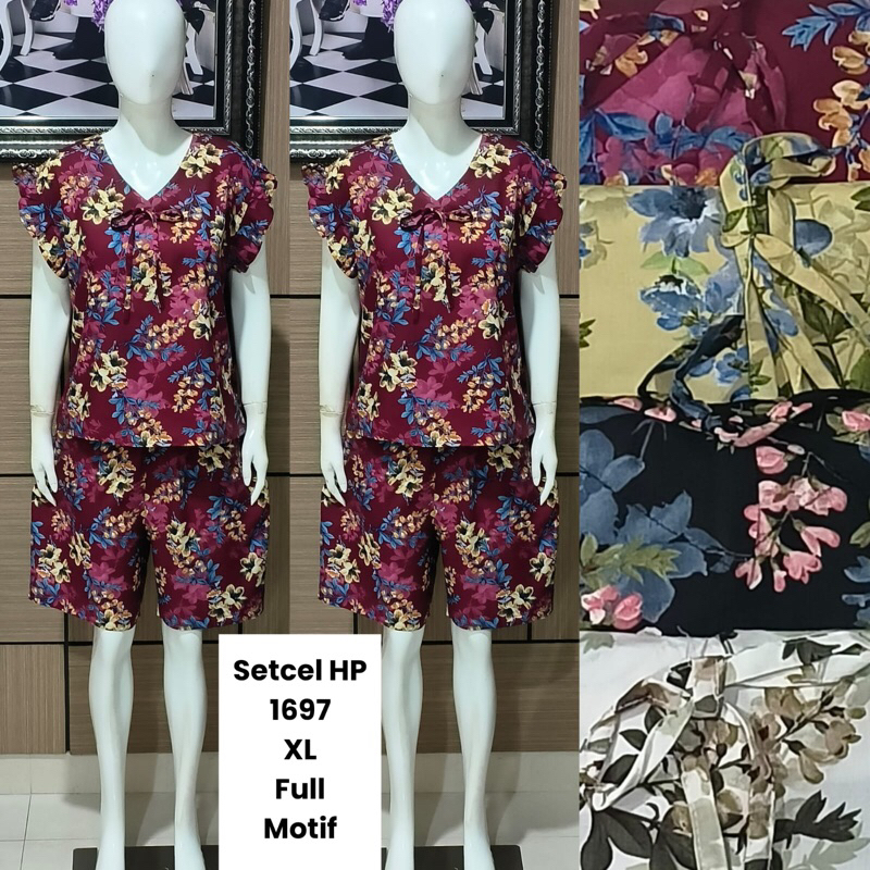 Setelan rayon celana pendek