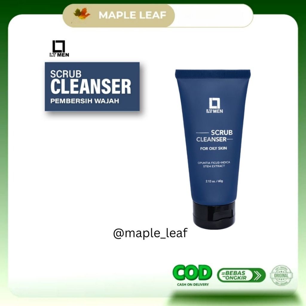 LT Men Scrub Cleanser for Oily Skin 60g
