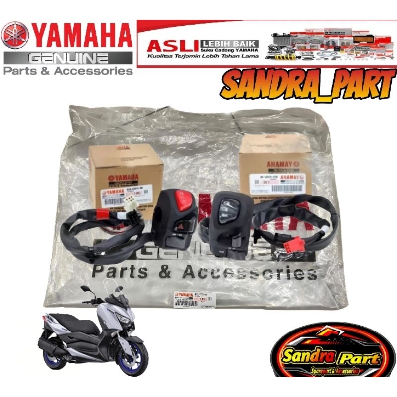 HOKDER SAKLAR KANAN KIRI XMAX X MAX 250 V1 OLD ORIGINAL YAMAHA B74-H3973 B74-H3963-00