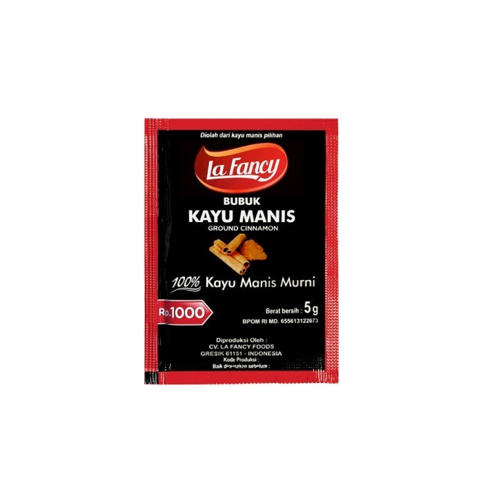 

Kayu Manis Bubuk | Cinnamons 5gr 1Renceng isi 12pcs