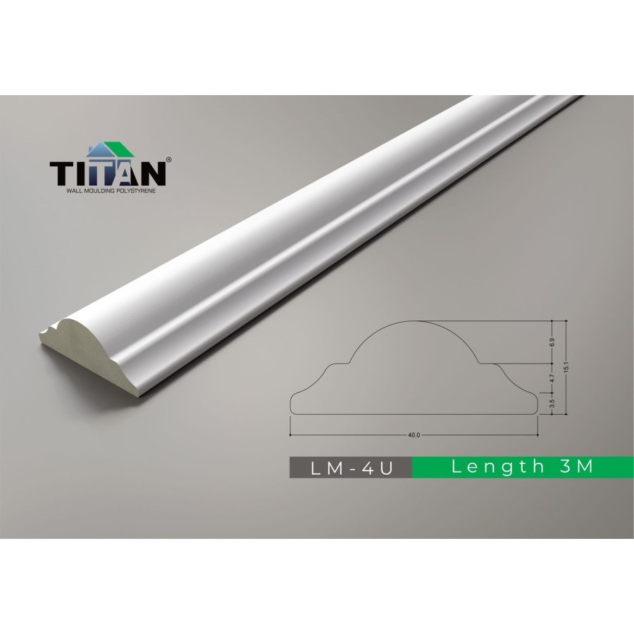 WALL MOULDING | WALL MOULDING PVC | BIDING PVC | 3M ( MEDAN )