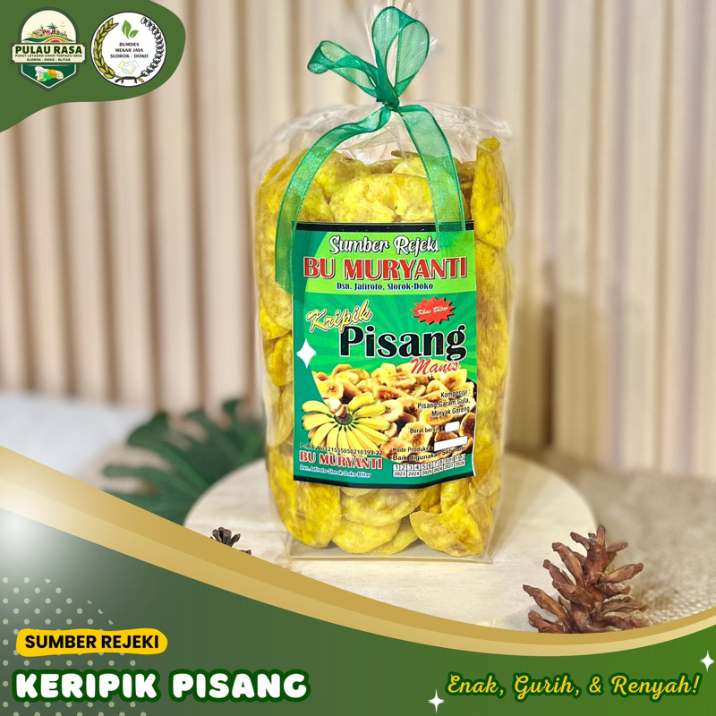 

KERIPIK PISANG (SUMBER REJEKI) KEMASAN 500gr