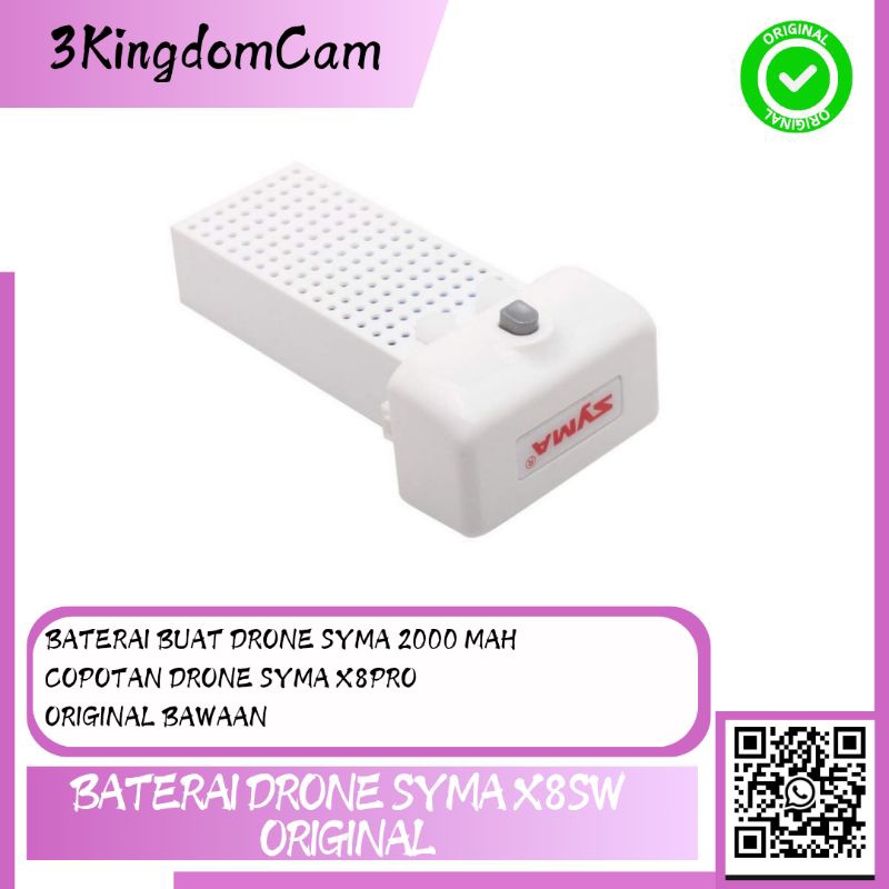 BATERAI DRONE SYMA X8SW ORIGINAL