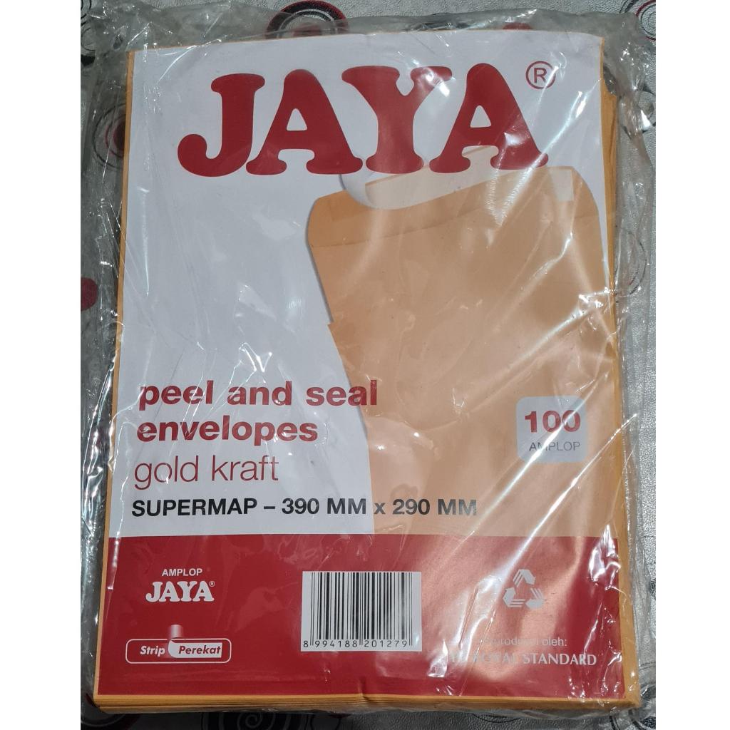 

Amplop Gold Jaya Berlem Supermap 390 x 290 mm (100 Pcs)