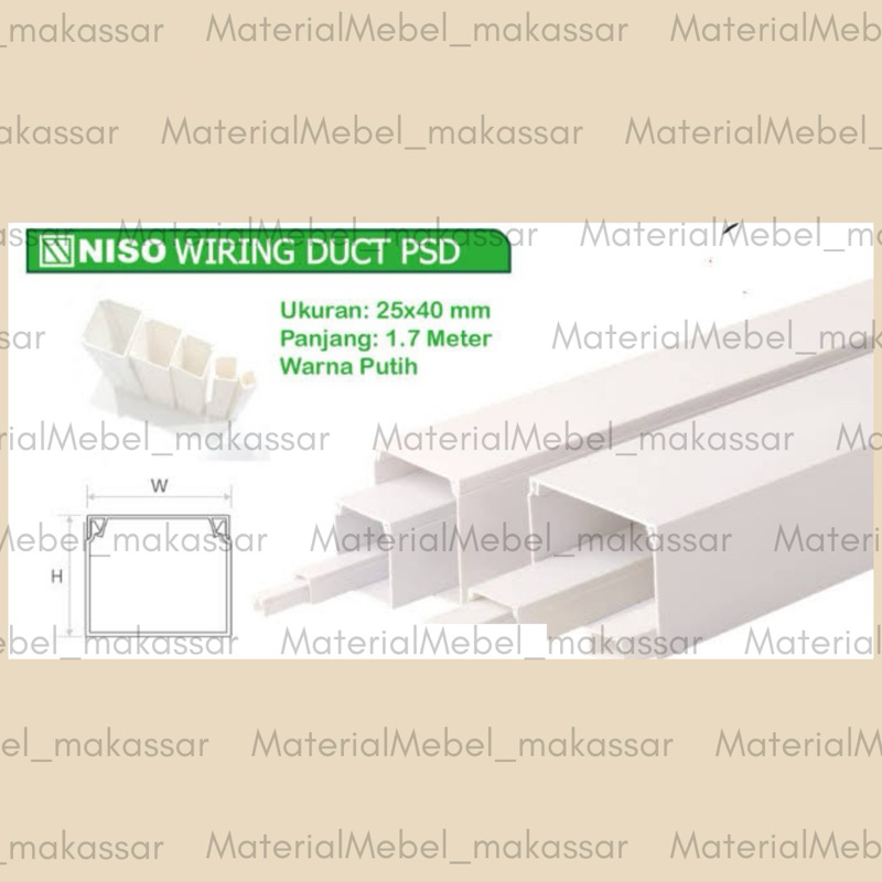 Ducting Kabel Niso / Penutup Kabel