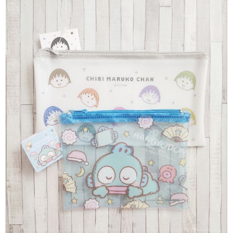 

Pouch Dompet Serbaguna Makeup Perintilan Alat Tulis Sanrio Disney Chibi Maruko Chan Japan