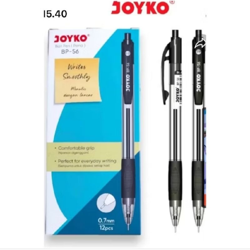 

(12pcs) PULPEN / Pen Joyko BP 56 dan GP 243