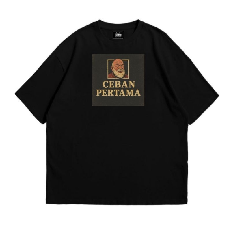 SENIMAN CEBAN PERTAMA TSHIRT BLACK / WHITE