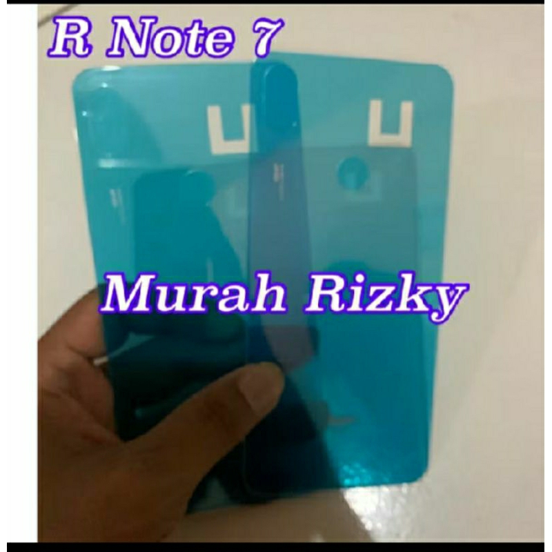 Tutup Belakang Backdoor Transparan Xiaomi Redmi Note 7 Back Cover Casing Bening