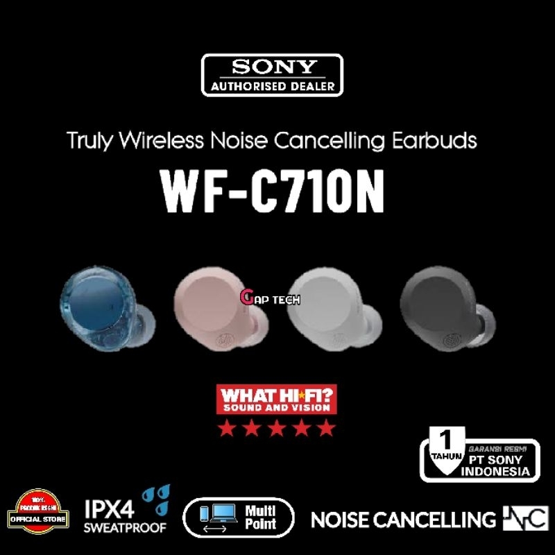 Sony WF-C710N / WF C710N / WF C 710N / WF C 710 N Truly Wireless Noise-Canceling Earbuds / TWS Origi