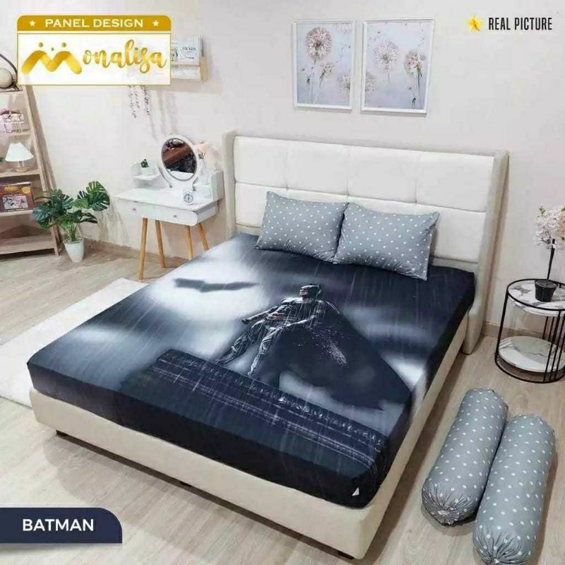 Sprei monalisa 160x200(queen) - monalisa michio - monalisa anti geser - Batman/robin - captain ameri