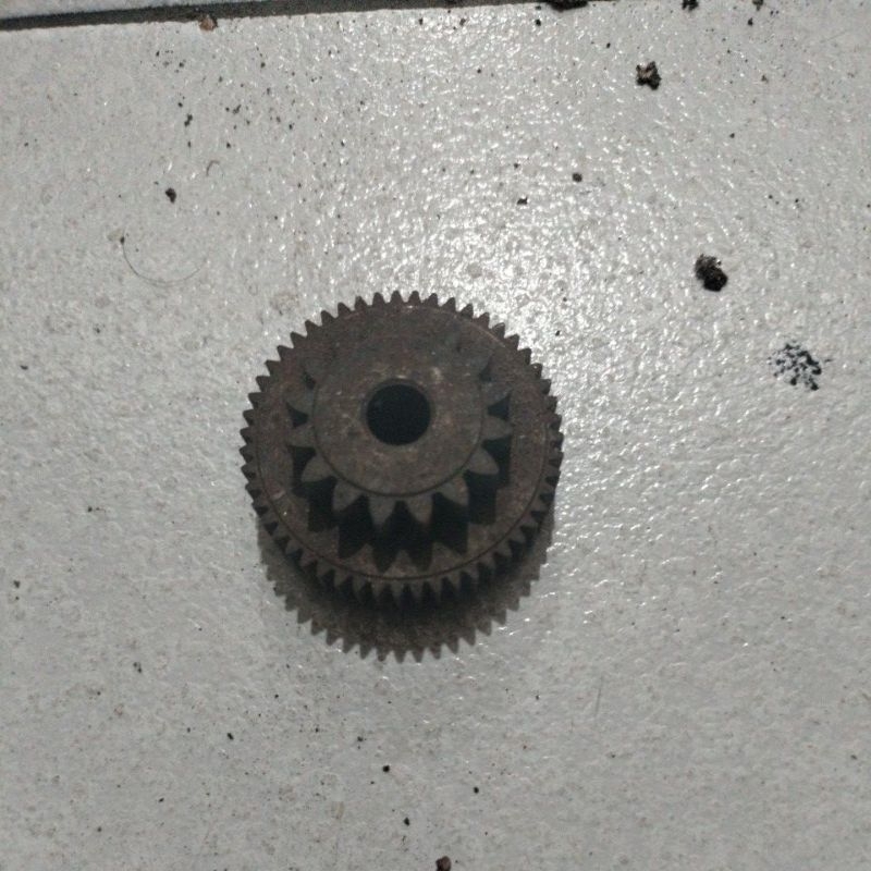 gigi stater gear stater kecil vega old (bekas) original bawaan motor