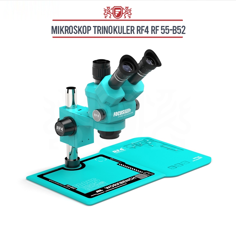 Mikroskop Trinokuler RF4 RF 55-B52 / Mikroskop RF4 Trinokuler RF4 RF 55 B52 Original
