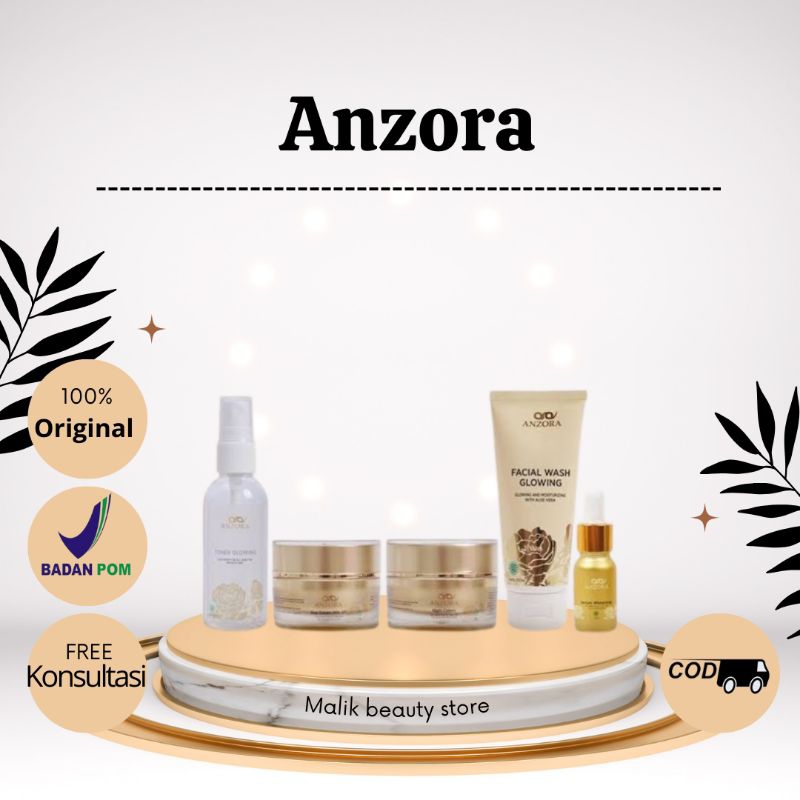 anzora skincare - skincare anzora original - anzora paket glow - anzora paket acne - anzora paket ad