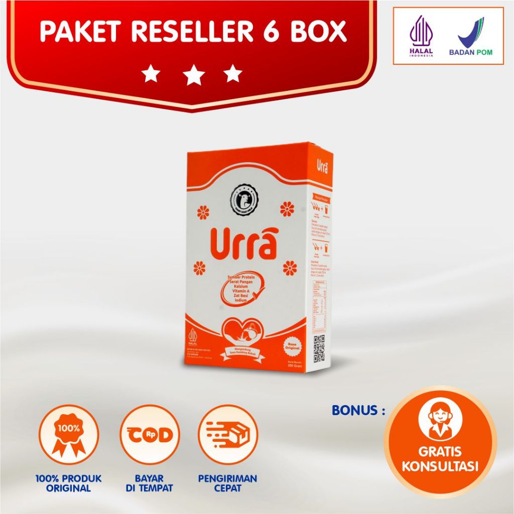 

Susu Urra Original - Menambah Berat dan Tinggi Badan Anak - 6 Box