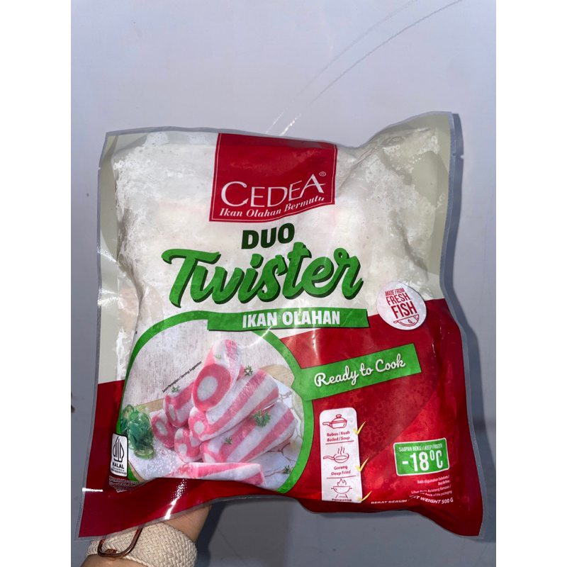 

Cedea Duo Twister Ikan Olahan Bermutu 500gr
