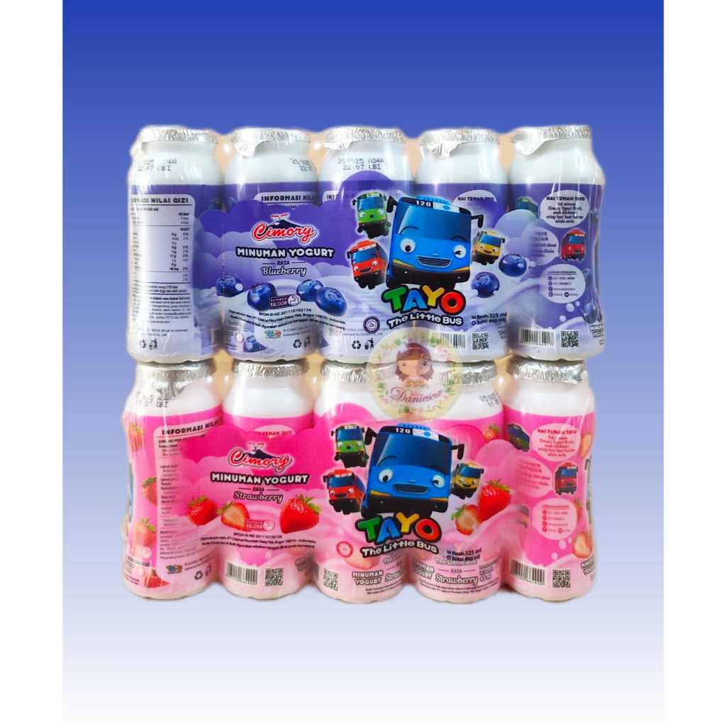 

Sepack Cimory Tayo The Little Bus Minuman Rasa Blueberry Strawberry Yogurt Isi 5pcs @65ml ( SCP )