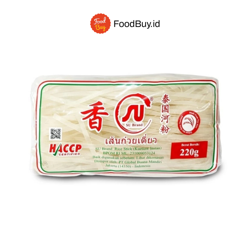 

Su Brand Rice Stick Kwetiau 220gr