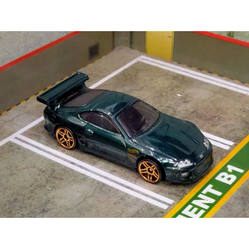 HOTWHEELS LOOSE UNSPOON TOYOTA SUPRA MK4 HIJAU