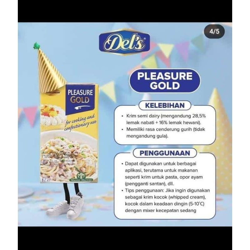 

Pleasure Gold Cooking Cream
