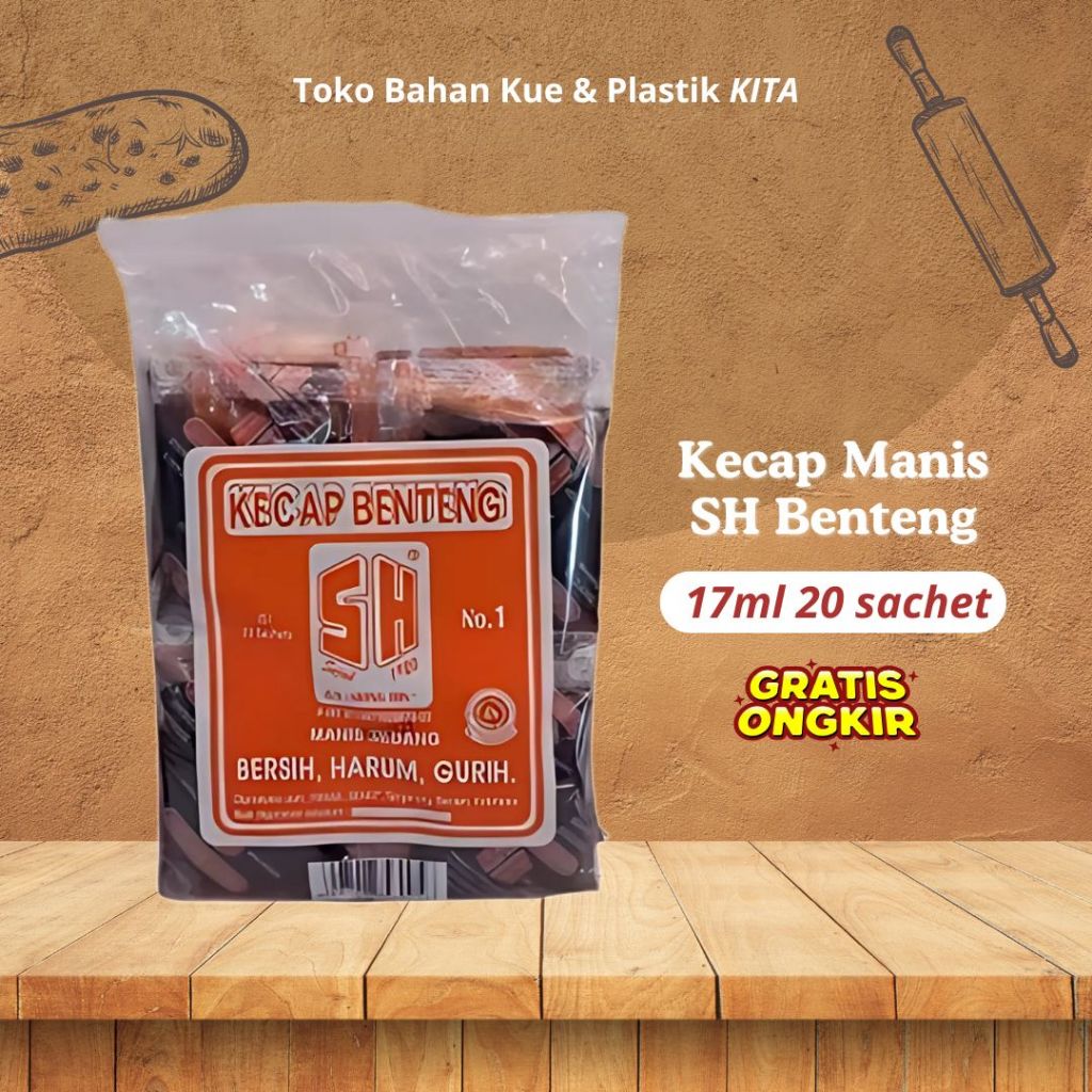 

Kecap SH Benteng Asli Tangerang Sejak 1920 - 17ml 20 sachet