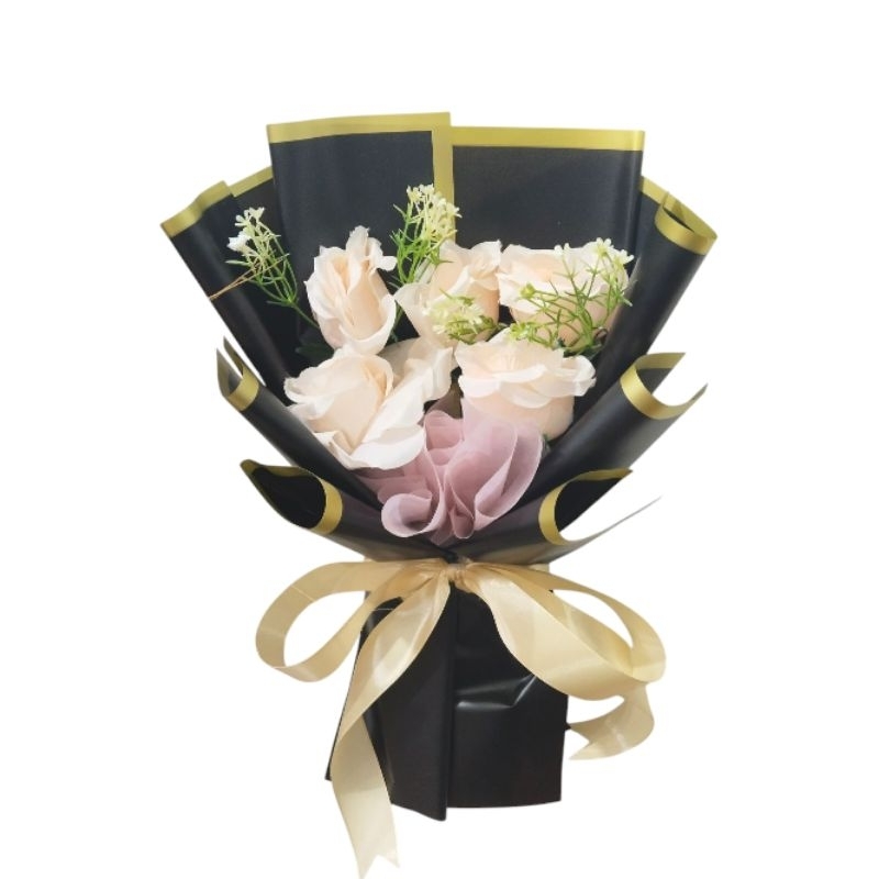 NAGITAFLORIST - BUKET BUNGA MAWAR MERAH ARTIFICIAL BUCKET HADIAH WISUDA KADO GRADUATION CEWEK COWOK