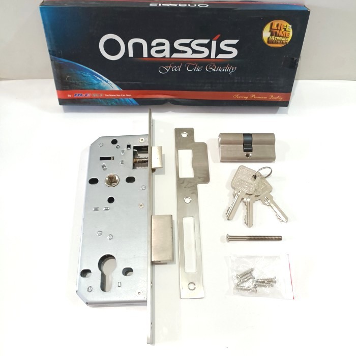 Kunci Pintu Silinder Besar 24 cm ONASSIS - Body Kunci Besar - Door Key Cylinder - Kunci Pintu Besar