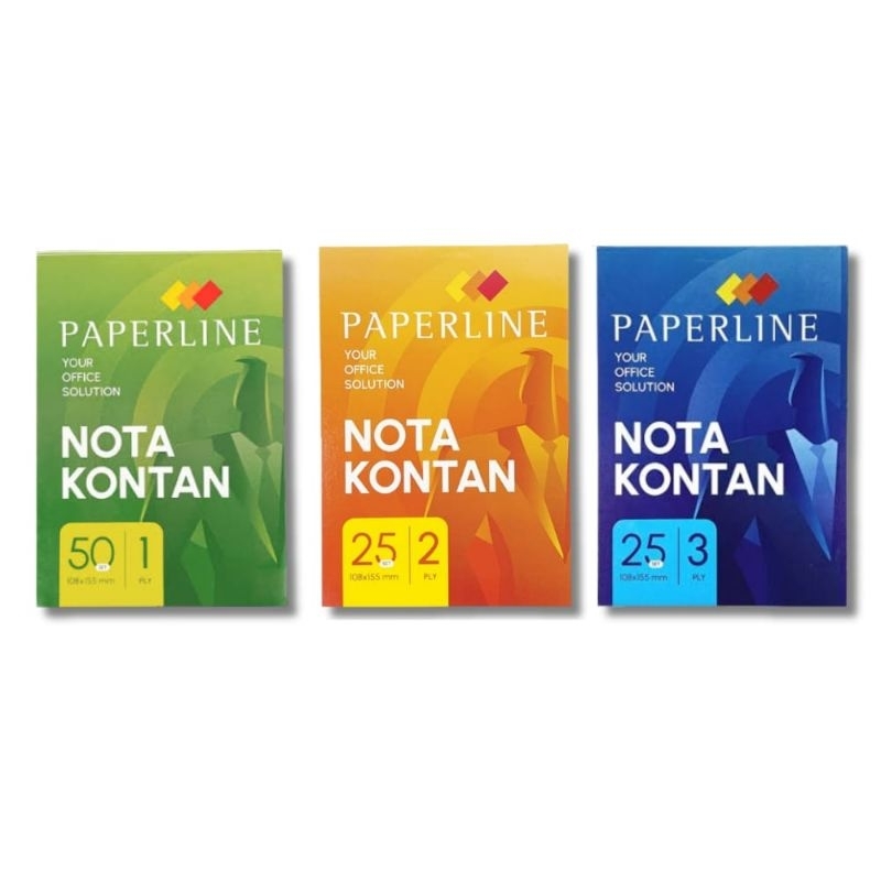 

NOTA KECIL PAPERLINE 1PLY 2PLY 3PLY KUALITAS BAGUS KERTAS TEBAL