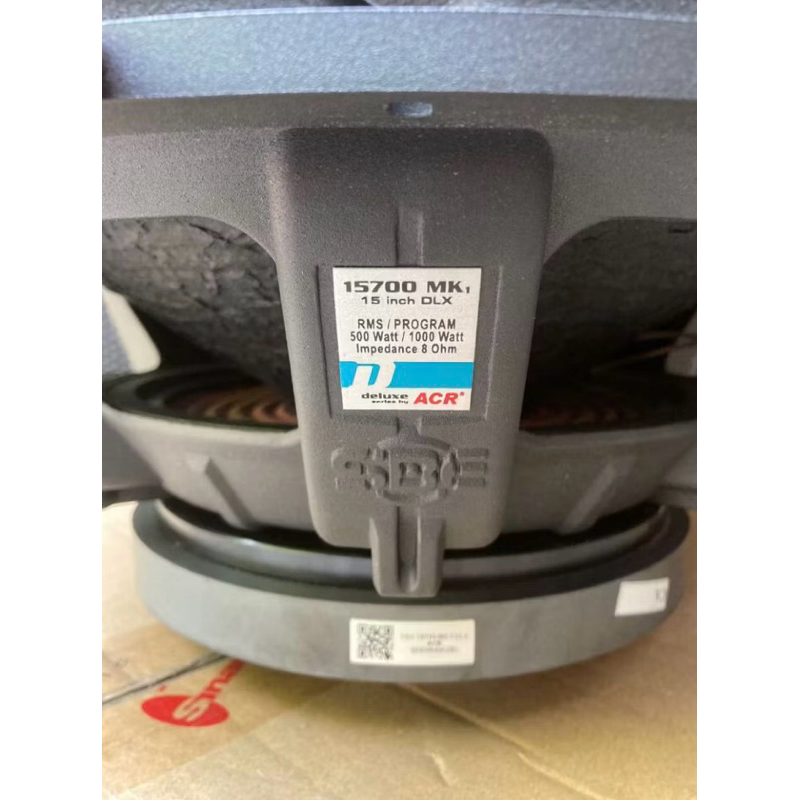 Speaker ACR Deluxe 15” 15700 MK1 DLX Full Range / Speaker 15 inch 15700 Mk1 DLX