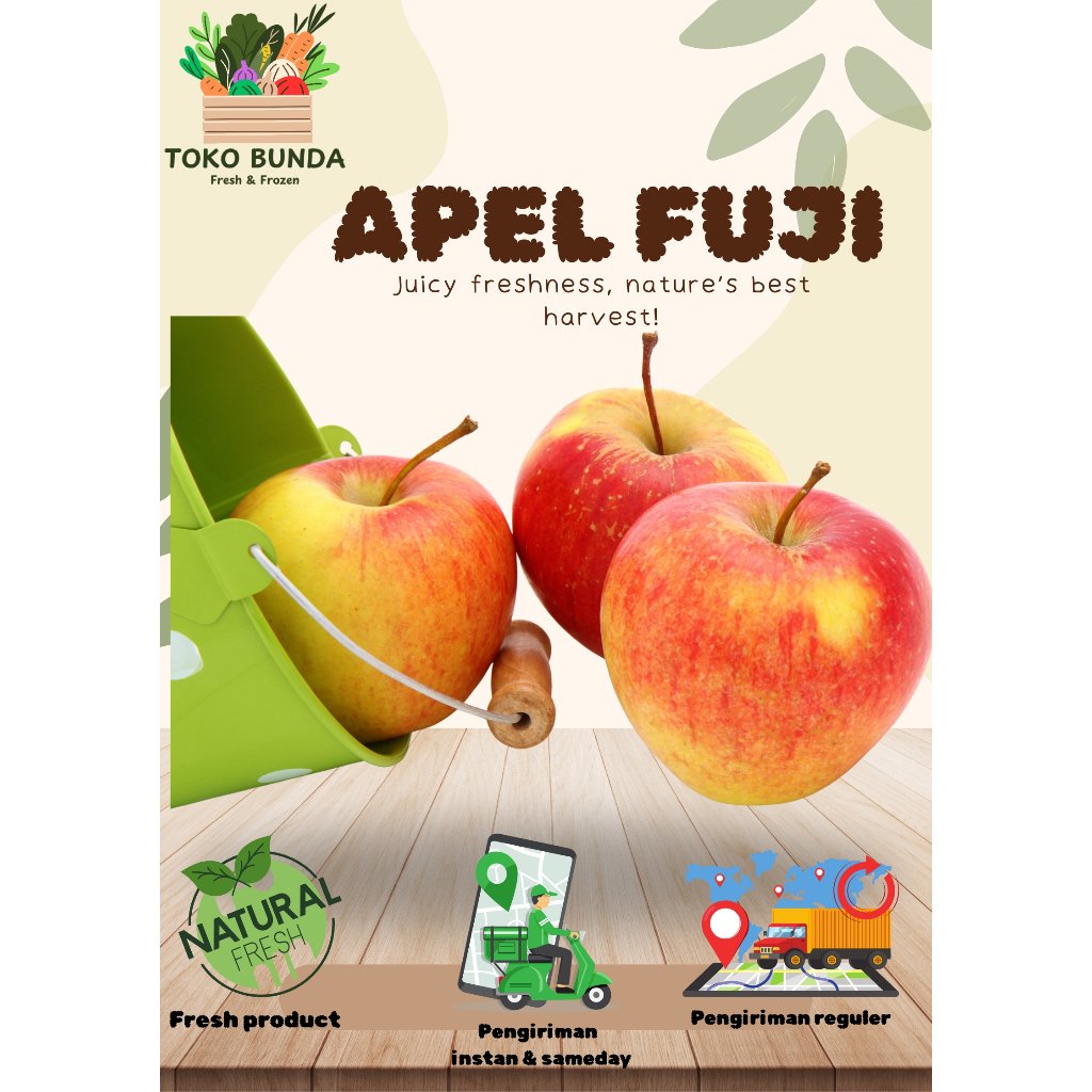 

Apel Fuji Apel Fuji Blush Apel Fuji Import Manis