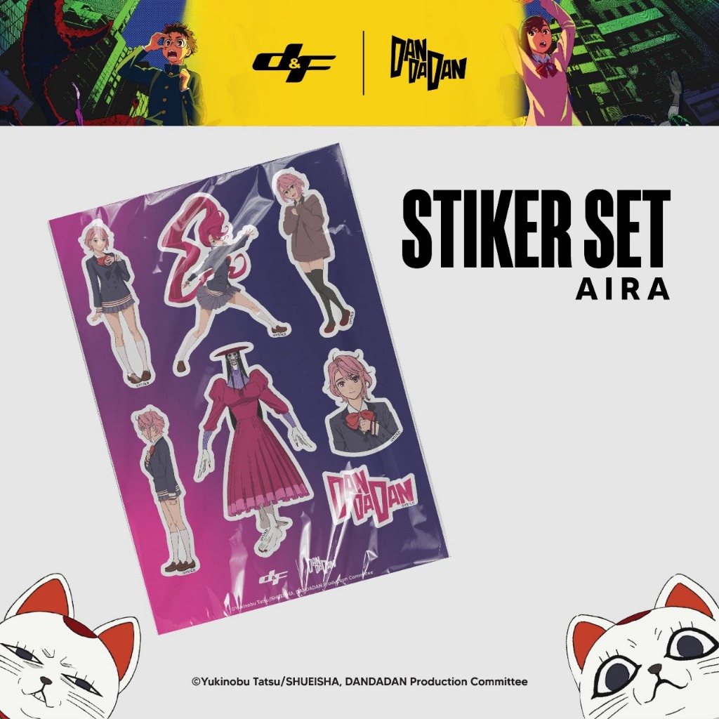 

d&f X DAN DA DAN Stiker set Aira