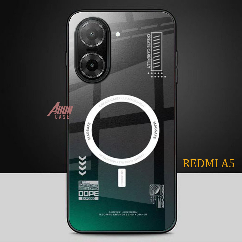 Softcase Glass Kaca Redmi A5  - Casing Hp Redmi A5 - Case Hp Terbaru - Softcase Redmi A5 - S222
