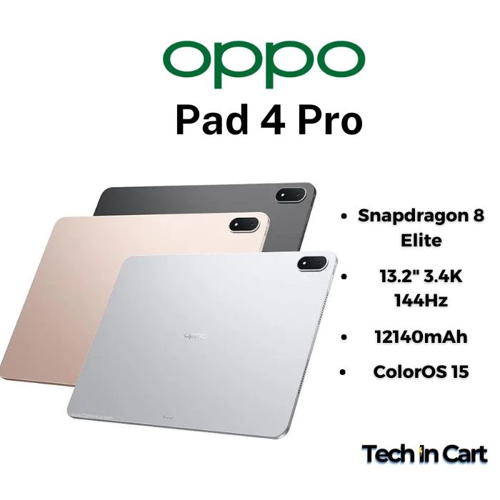 OPPO Pad 4 Pro Tablet Snapdragon 8 Elite 13.2 inch