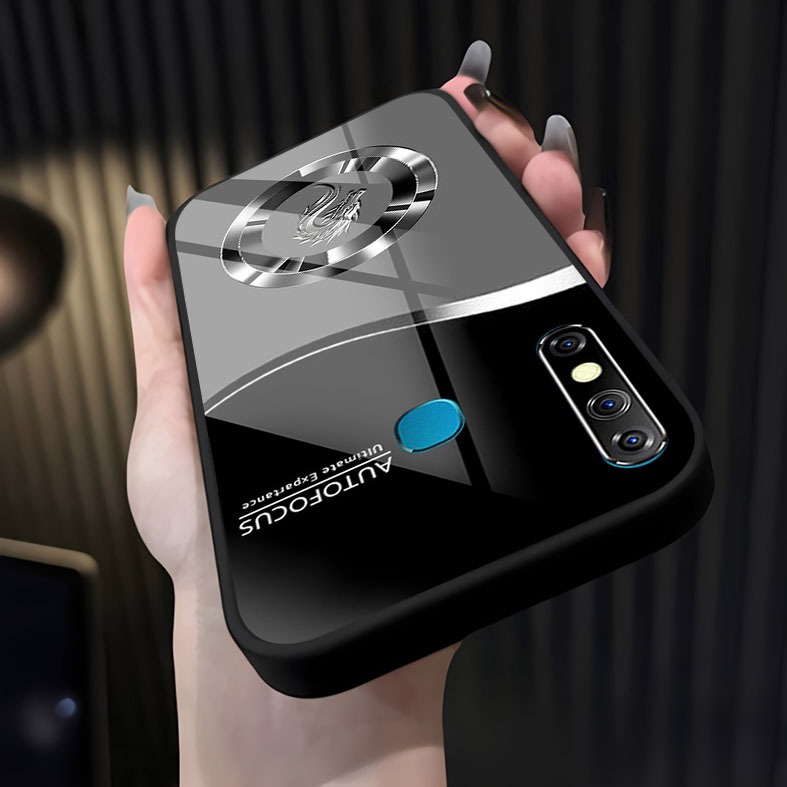 Qua Case Softcase Hp Infinix NOTE 8 Terbaru Case kaca kilau glosy -softcase infinix - case RG84