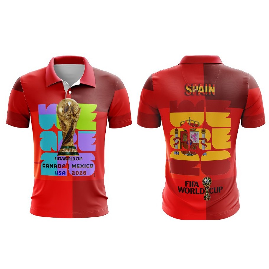 Baju Kaos Berkerah // BAju Polo SPANYOL 2026