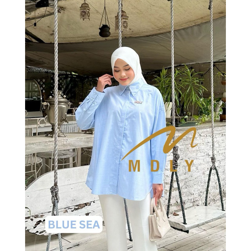 MDLY Baju Kemeja Atasan Wanita Harra Shirt by MDLY