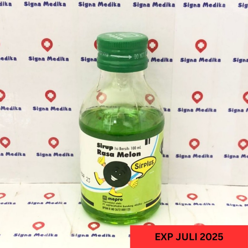 Sirplus Sirup Rasa Melon 100ml - Sirup Perasa Melon