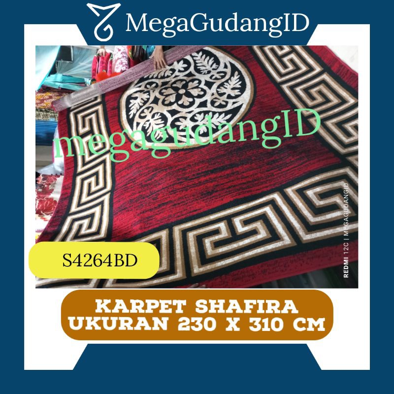 Karpet Shafira (3x4jumbo)ukuran 230x310 cm