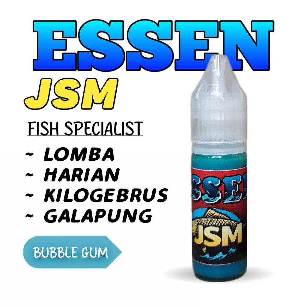 Essen Bubblegum JSM Spesialist / Essen Ikan Mas Gacor / Essen Ikan Premium