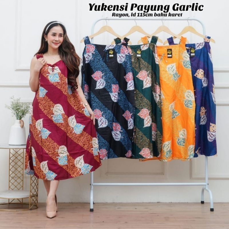Daster Yukensi Jumbo ~ Daster Jumbo Yukensi tanpa Lengan Dress Yukensi