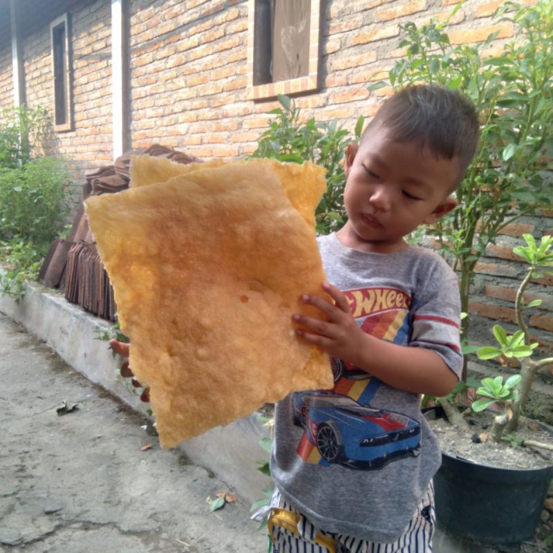 

50gr atau 1/2 ons krecex sayur rambak kulit sapi,kualitas super