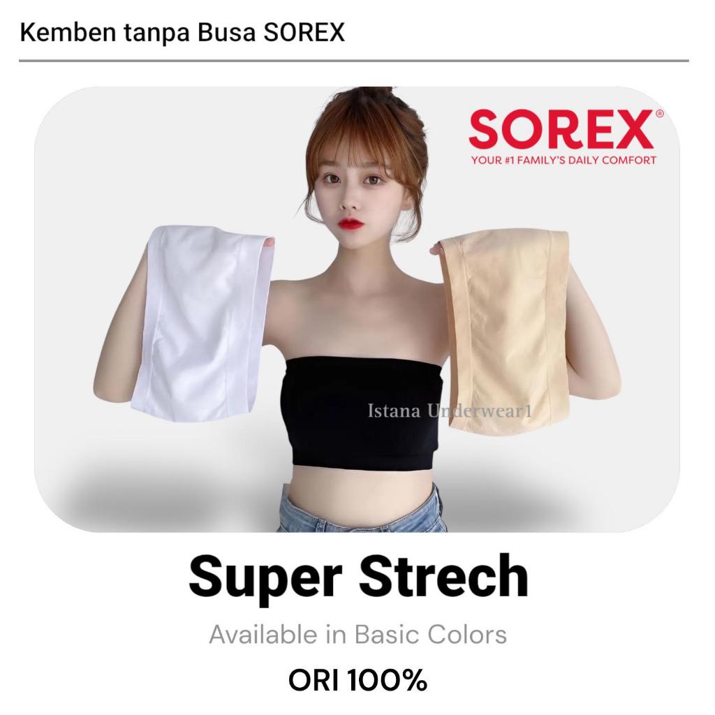 BRAlette bra kemben rajut sorex tanpa busa tube top model pendek