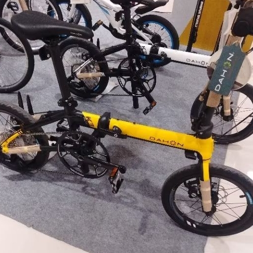 Dahon Sepeda Lipat K3 Plus 16 Inci - Kuning/hitam Original 100%