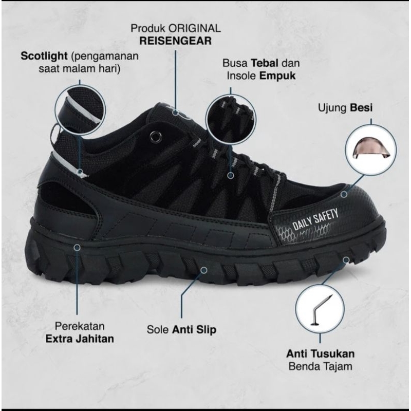 Sepatu safety Reisen Gear Mamba